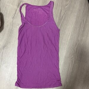 American Eagle Outfitters Purple Ribbed Tank Top